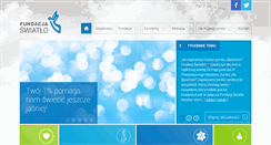 Desktop Screenshot of fundacja.swiatlo.org